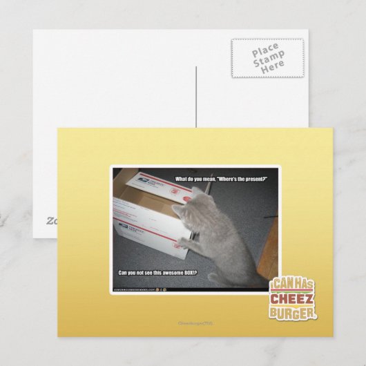 Geweldige doos briefkaart (Voorkant / Achterkant)