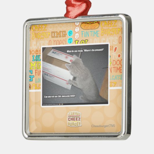 Geweldige doos metalen ornament (Links)