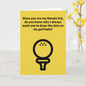 Geweldige Dotter-familie Kaart (Gele Bloem)