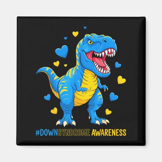 Geweldige Down Syndroom Dinosaurussen Magneet (Voorkant)