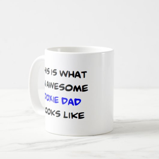 geweldige doxievader koffiemok (Voorkant links)