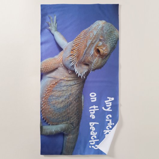 Geweldige draak print Funny Strandlaken (Voorkant)