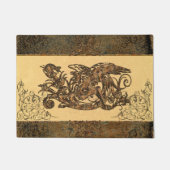 Geweldige draak van roestvrij metaal deurmat (Voorkant)