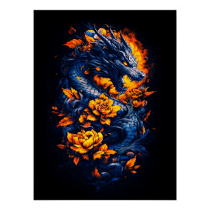 Geweldige Dragon-Poster Perfect Poster