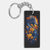 Geweldige Dragon-Sleutelhanger Sleutelhanger (Voorkant Links)