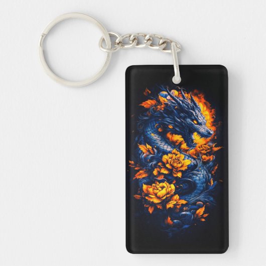 Geweldige Dragon-Sleutelhanger Sleutelhanger (Voorkant)