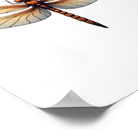 Geweldige Dragonfly kostuum voor jongens en meisje Poster (Hoek)