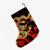 Geweldige drakenvuur op Lucky Energy Kleine Kerstsok (Achterkant (Hangend))