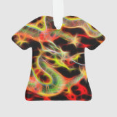 Geweldige drakenvuur op Lucky Energy Ornament (achterkant)