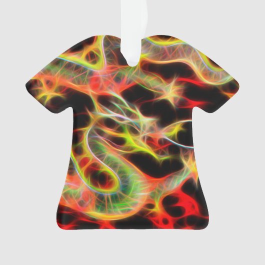 Geweldige drakenvuur op Lucky Energy Ornament (voorkant)