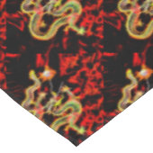 Geweldige drakenvuur op Lucky Energy Tafelkleed (Gekanteld)