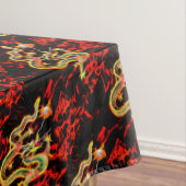 Geweldige drakenvuur op Lucky Energy Tafelkleed (Voorbeeld)