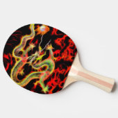 Geweldige drakenvuur op Lucky Energy Tafeltennisbatje (Zijkant)