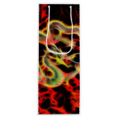 Geweldige drakenvuur op Lucky Energy Wijn Cadeautas (Voorkant)