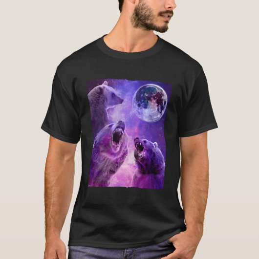 Geweldige drie Beer maan T-shirt (Voorkant)