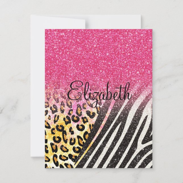 Geweldige driekleepspafdruk, zebrastrepen (Voorkant)