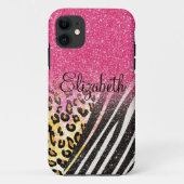 Geweldige driekleepspafdruk, zebrastrepen Case-Mate iPhone case (Achterkant)