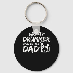Geweldige drummer, nog beter Shirt voor pap Sleutelhanger