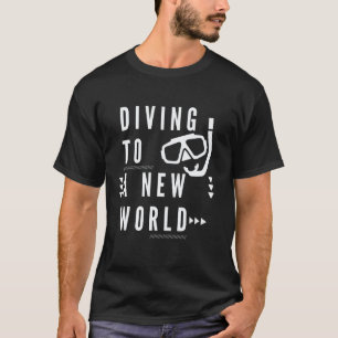 Geweldige Duik Scuba Duiker Duik Watersporten Duik T-shirt