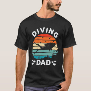Geweldige Duikende Papa Duiker Onderwater Snu T-shirt
