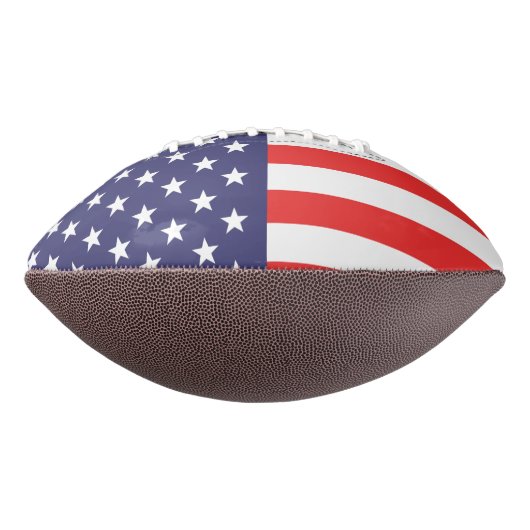 Geweldige Eagle, de Amerikaanse vlag, patriottisch American Football (Gedraaid 90)