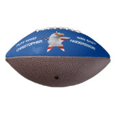 Geweldige Eagle, de Amerikaanse vlag, patriottisch American Football (Gedraaid 270)
