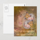 Geweldige een tweeling briefkaart (Voorkant / Achterkant)