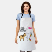 Geweldige eenhoorn cadeau voor verpleegkundige rec schort (Gedragen)
