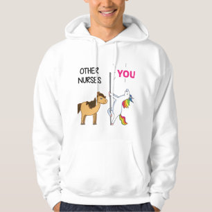 Geweldige eenhoorn cadeau voor verpleegster hoodie