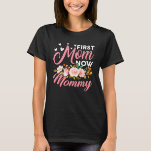 Geweldige eerste moeder nu mama familie komt overe t-shirt