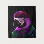 Geweldige effect Plum Glow Bird Wandkleed (Voorkant)