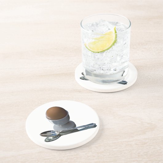 Geweldige eieren zandsteen onderzetter (Zijkant)