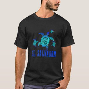 Geweldige El Salvador Zeeschildpadden Duiken Duike T-shirt