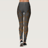 Geweldige en coole Halloween-look spin en web Leggings (Achterkant)