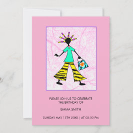 Geweldige en elegante vrouw verjaardag kaart