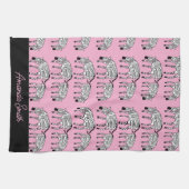 Geweldige en gelukkige Keniaanse Zenbras Theedoek (Horizontaal)