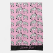 Geweldige en gelukkige Keniaanse Zenbras Theedoek (Verticaal)