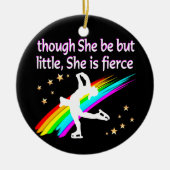 GEWELDIGE EN GETALENTEERDE KUNSTSCHAATSER KERAMISCH ORNAMENT (Voorkant)