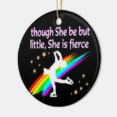 GEWELDIGE EN GETALENTEERDE KUNSTSCHAATSER KERAMISCH ORNAMENT (Links)