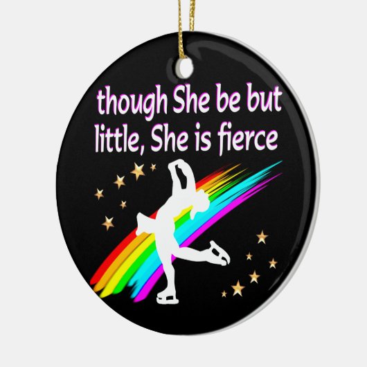 GEWELDIGE EN GETALENTEERDE KUNSTSCHAATSER KERAMISCH ORNAMENT (Links)