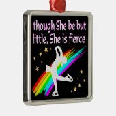 GEWELDIGE EN GETALENTEERDE KUNSTSCHAATSER METALEN ORNAMENT (Rechts)