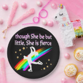 GEWELDIGE EN GETALENTEERDE KUNSTSCHAATSER PAPIEREN BORDJE (Feest)