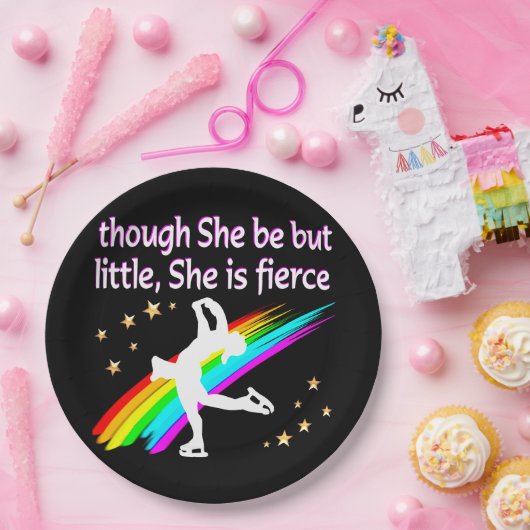 GEWELDIGE EN GETALENTEERDE KUNSTSCHAATSER PAPIEREN BORDJE (Feest)