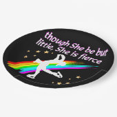 GEWELDIGE EN GETALENTEERDE KUNSTSCHAATSER PAPIEREN BORDJE (Gekanteld)