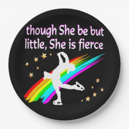 GEWELDIGE EN GETALENTEERDE KUNSTSCHAATSER PAPIEREN BORDJE