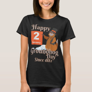 Geweldige en grappig Happy Groundhog Day Shirt