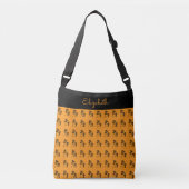 Geweldige en Schattige Silhouette Dancer Pattern Crossbody Tas (Voorkant)