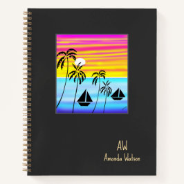 Geweldige en Schattige tropenvaren Notitieboek