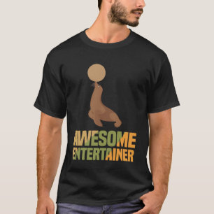Geweldige Entertainer Zee Leeuw T-shirt