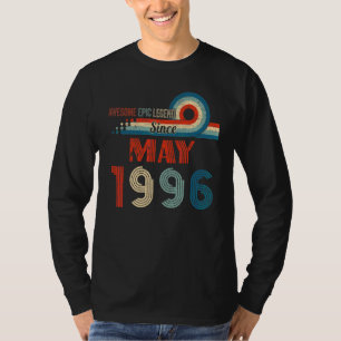 Geweldige epic Legend sinds mei 1996 26e verjaarda T-shirt